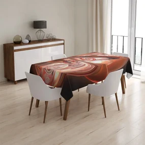 Sablio Obrus Červená abstrakcia - 90x90 cm