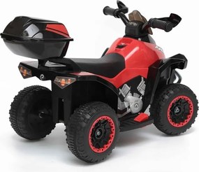 LEAN CARS Elektrická štvorkolka GTS1188-A, LED, hudba, červená