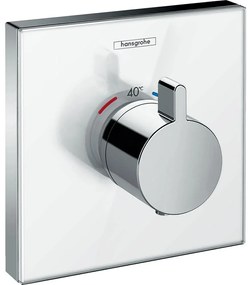 HANSGROHE ShowerSelect Glass termostat Highflow pod omietku, biela/chróm, 15734400