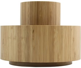 MSV Bambusový otočný organizér na kozmetiku Isalys 20 x 15,3 cm