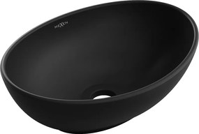 Mexen Elza, umývadlo na dosku 40x34 cm, čierna matná, 21014085