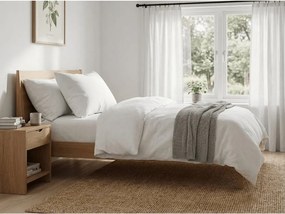 Krepová obliečka na vankúš DENYX 70x90 cm biela