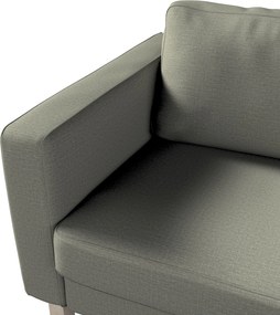 Poťah na sedačku Karlstad (nerozkladací, 3-miestny, krátky) farba produktu sivá látka zapletaná