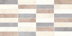 Dekor Multi Borneo béžovošedá 20x40 cm mat WARMB449.1, 1 ks