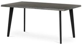 Jedálenský stôl 160 x 90 cm, sivý dub