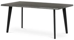 Jedálenský stôl 160 x 90 cm, sivý dub