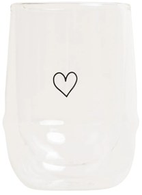 Eulenschnitt Dvojstenný pohár na teplé nápoje Heart 300 ml