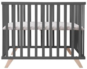 Tmavosivá detská ohrádka z bukového dreva 75x100 cm Lil Planet – Roba