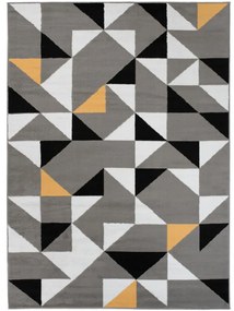 Kusový koberec PP Lester sivožltý 140x200cm