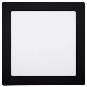 Solight WD173-B- LED Stropné svietidlo LED/18W/230V 3000/4000/6000K čierna hranatý