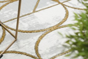Dywany Łuszczów Kusový koberec Emerald 1010 cream and gold - 160x220 cm