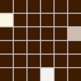 Mozaika Rako Concept Plus hnedá 30x30 cm lesk WDM05009.1, 1 ks