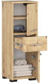 Kúpeľňová skrinka FIN 30 2D 1SZ dub artisan