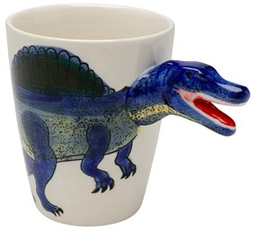 Funny Dino dekoračná šálka modrá