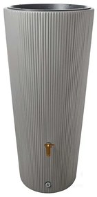 4rain Plastová nádrž na vodu Vaso 2 v 1, 220 l (zinkovosivá )  (100272773)