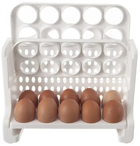 Box na vajíčka, do dverí chladničky, 3 poschodia, na 30 vajec