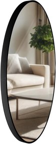 Nástenné zrkadlo Elsie XL 323831 - 80x80 cm - Čierna