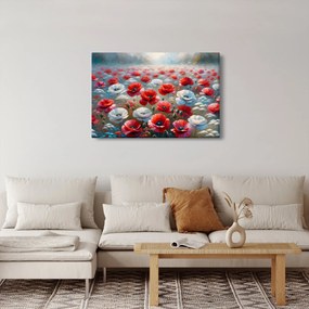 Obraz - Pole vlčích makov (90x60 cm)