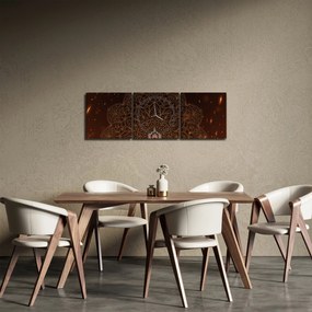 Obraz - Meditácia (s hodinami) (90x30 cm)