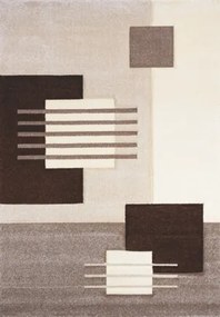 Spoltex, Kusový koberec Cascada Plus beige 6081, 120x170, hnedá, obývacia izba