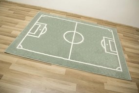 Koberec Lima 6333B zelený / krémový, ihrisko