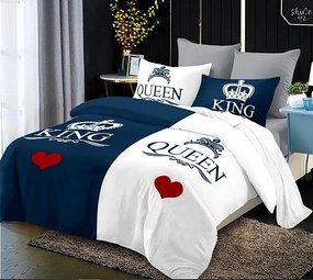 Obliečky KING and QUEEN M Bavlna 220x200 cm 6-dielna súprava