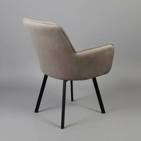 Jedálenská stolička AMELIA taupe