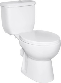 Novoterm WC kombi NV-Tetra so zadným odpadom a SoftClose sedadlom
