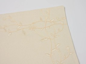 Dekoračná obliečka na vankúš PETAL FRAME 40x40 cm, krémová