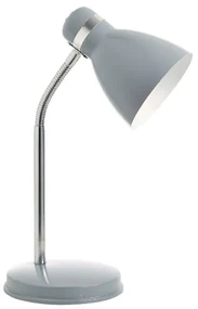 ACA DECOR Retro stolná lampa Maui, šedá farba