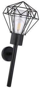Globo 31355W - Vonkajšie nástenné svietidlo HORACE 1xE27/15W/230V IP44