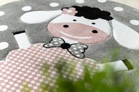 Okrúhly koberec PETIT DOLLY Ovečka, sivý