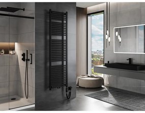 Mexen Mars, elektrické vykurovacie teleso 1800 x 500 mm, 900 W, čierna, W110-1800-500-2900-70