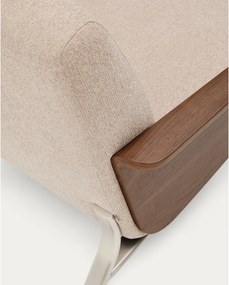 Svetlohnedá ženilková pohovka 205 cm Amsen – Kave Home