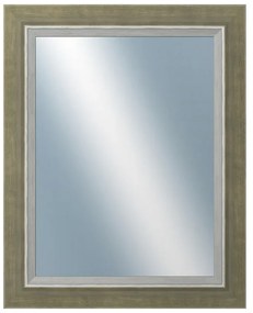 DANTIK - Zrkadlo v rámu, rozmer s rámom 40x50 cm z lišty AMALFI zelená (3115)