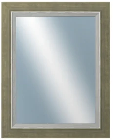 DANTIK - Zrkadlo v rámu, rozmer s rámom 40x50 cm z lišty AMALFI zelená (3115)