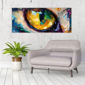 Obraz - Maľba mačacieho oka (120x50 cm)