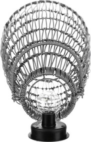 Set dvoch solárnych lampášov sivý PLA102 GREY (2 ks)