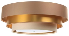 Stropné svietidlo TRINITI 2xE27/60W/230V hnedá/zlatá/béžová