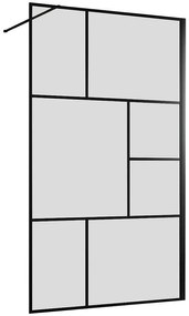 Sprchová Stena WALK-IN NOTTE 100X195 čierna