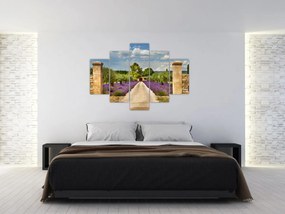 Obraz - Levanduľové cesty (150x105 cm)