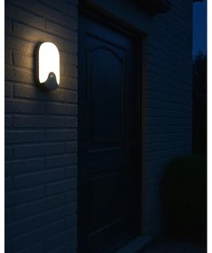 LED vonkajšie nástenné svietidlo s pohybovým senzorom LED/18 W/230 V IP44 antracit
