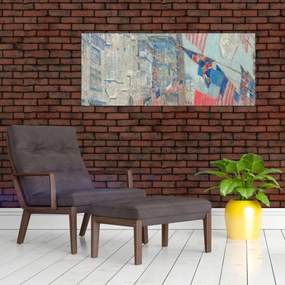 Obraz - Childe Hassam, Allies day, reprodukcia (120x50 cm)