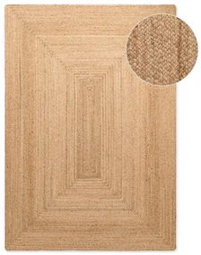Obojstranný/ručne tkaný jutový koberec v prírodnej farbe 160x230 cm Sharmila Natural Brown – Hanse Home