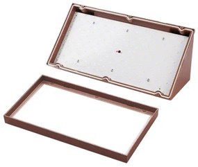 Brilagi-LED Vonkajšie nástenné svietidlo so senzorom TRIANGLE LED/20W/230V hnedá IP65