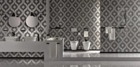 Erga Futura, prsteňový držiak na uteráky, čierna matná, ERG-02969