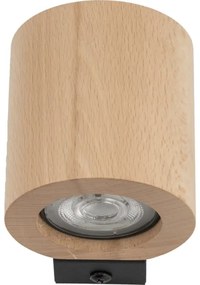 Nástenné bodové svietidlo EVE 1xGU10/10W/230V buk