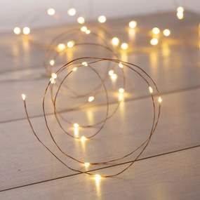 Transparentná LED svetelná reťaz DecoKing Lights, 180 svetielok, dĺžka 4,5 m