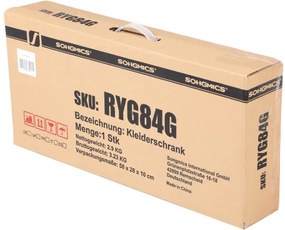 Šatníková skriňa RYG84G