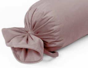 Biante Zamatový vankúš valec bonbon Velvet Prémium SVP-031 Tmavo staroružový 15x80 cm
